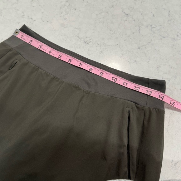 Athleta Women's Soho Skort Skirt Pickleball Golf Pockets Athletic Olive Green - Picture 12 of 12